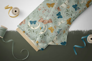 BIO Jersey "Vintage Butterfly" 0,5 m