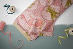 Lade das Bild in den Galerie-Viewer, BIO French Terry &quot;Happy Dinos&quot; rosa 0,5 m
