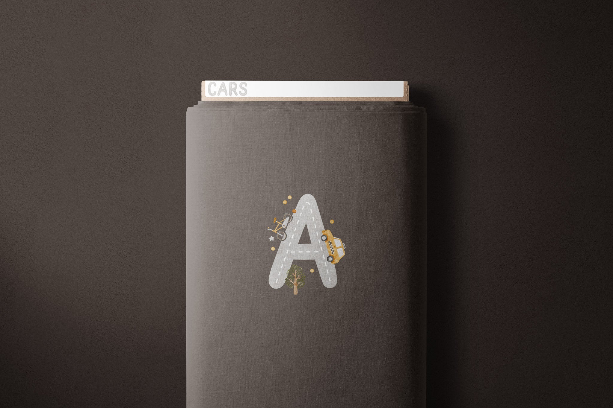 Design "Cars" Alphabet stone COLLECTION