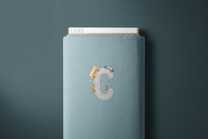 Design "Cars" Alphabet blue COLLECTION