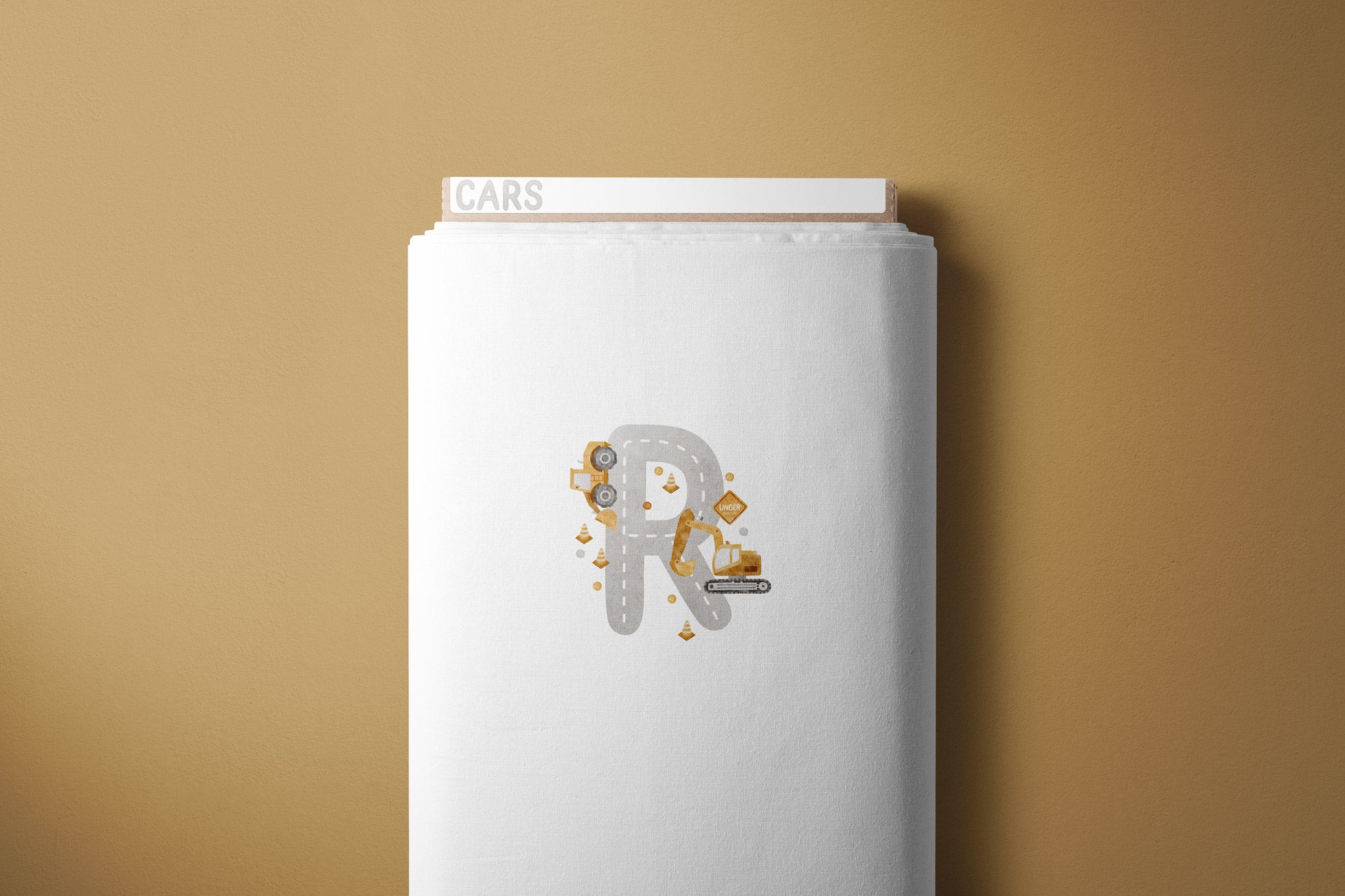 Design "Cars" Alphabet white COLLECTION