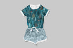 Lade das Bild in den Galerie-Viewer, Premium BIO French Terry &quot;Concrete&quot; hellblau 0,5 m
