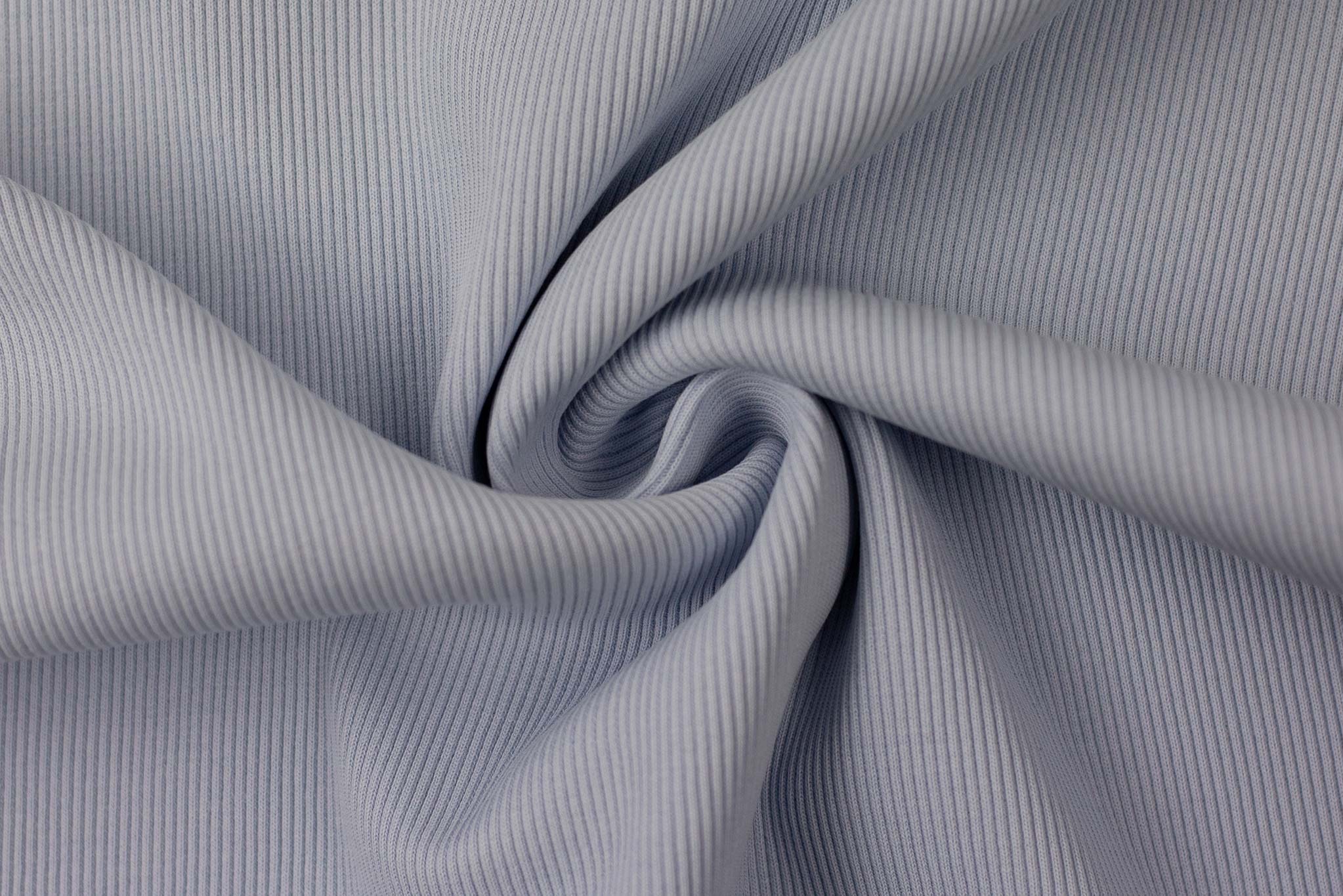 Rippbündchen Babyblau 0,5 m