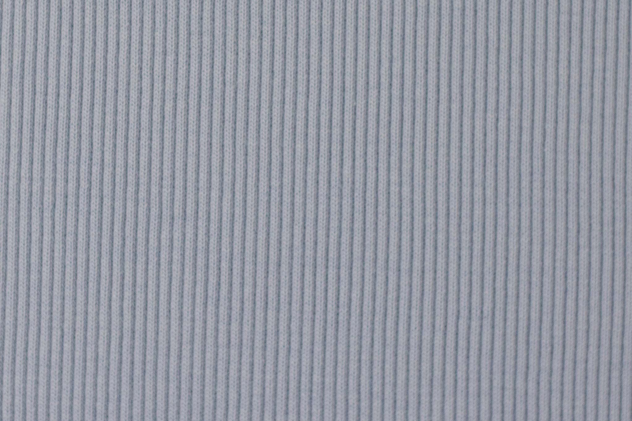 Rippbündchen Babyblau 0,5 m