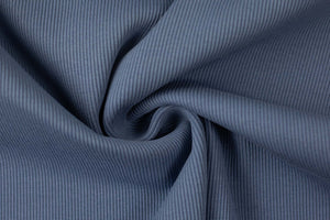 Rippbündchen Rauchblau 0,1 m ABVERKAUF