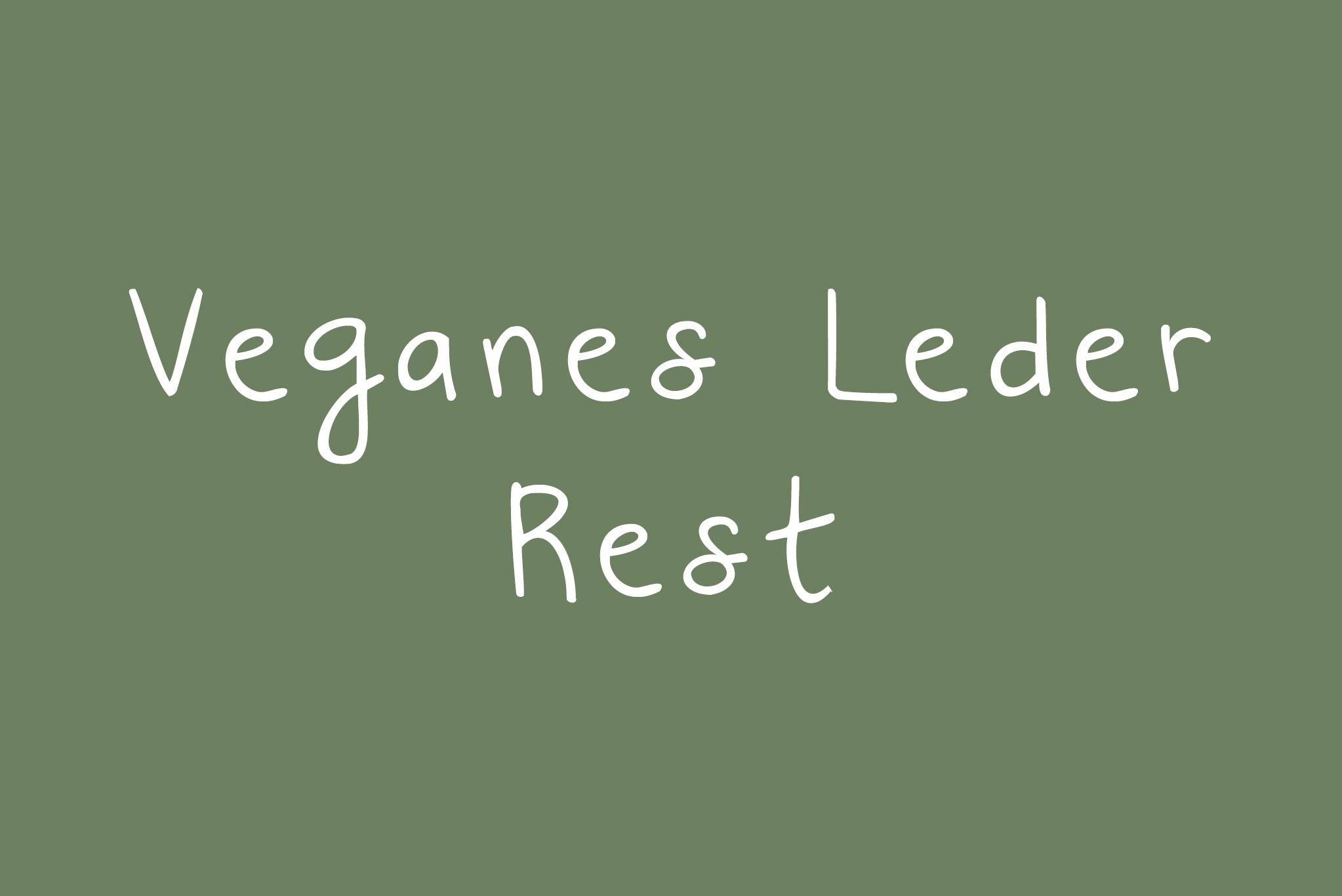 Veganes Leder "Rest" 0,5 m