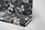 Lade das Bild in den Galerie-Viewer, Premium BIO Jersey &quot;Romantic Butterflies&quot; midnight 0,5 m
