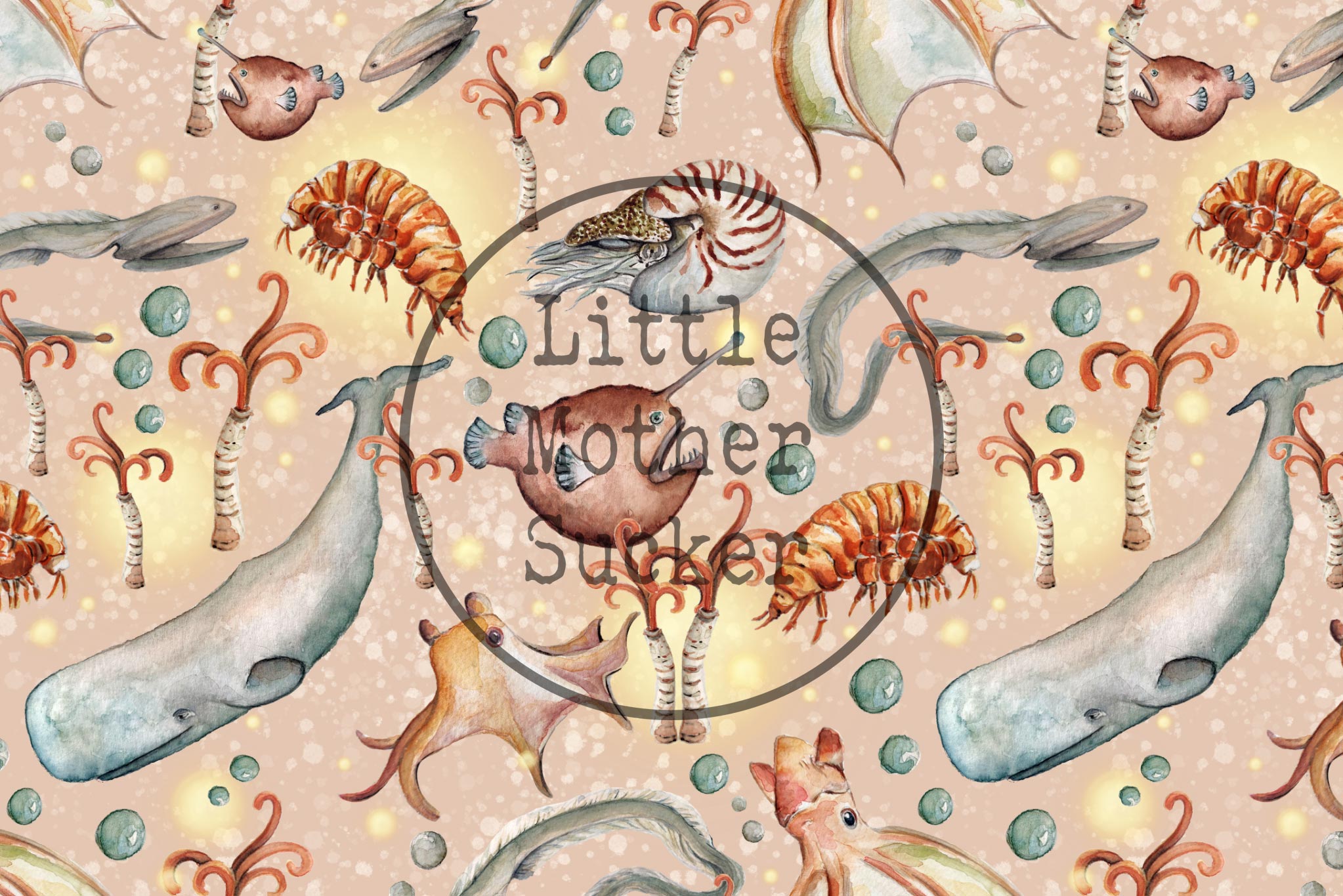 Lycra "Deep sea" no words 0,5 m
