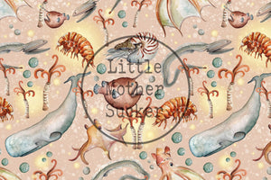 Lycra "Deep sea" no words 0,5 m