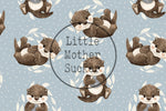 Lade das Bild in den Galerie-Viewer, Premium Wintersweat &quot;Baby Otters&quot; 0,5m
