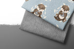 Lade das Bild in den Galerie-Viewer, Premium BIO French Terry &quot;Beautiful Burlap&quot; Schiefer 0,5 m
